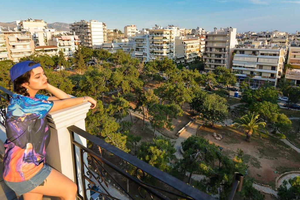 165 Sm Penthouse Maisonette Apartment Atenas Exterior foto